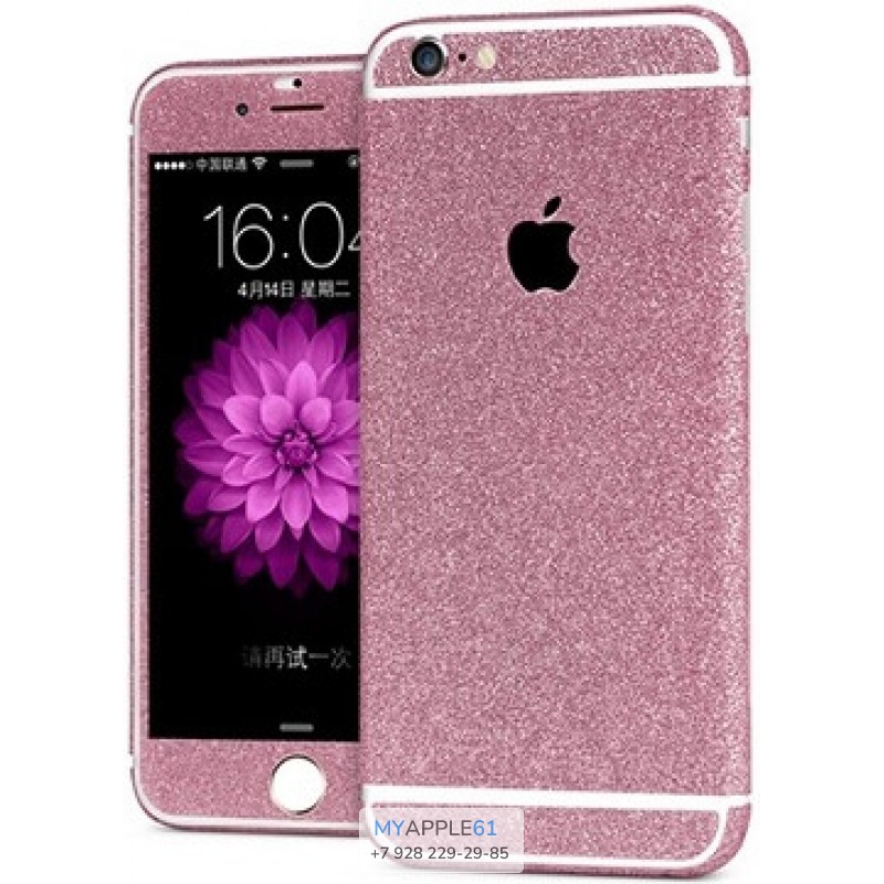 Пленка блестящая Magic iPhone 6s, 6, 6sPlus, 6Plus Розовая